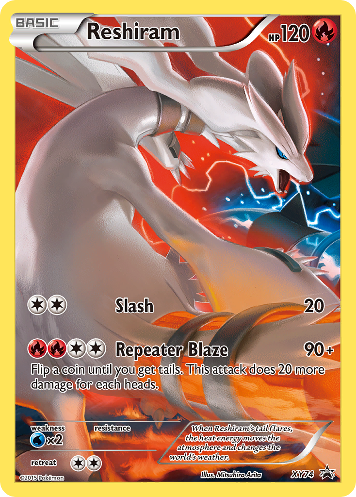 Reshiram (XY74) [XY: Black Star Promos] - Pokémon - Card Brawlers | Quebec | Canada |