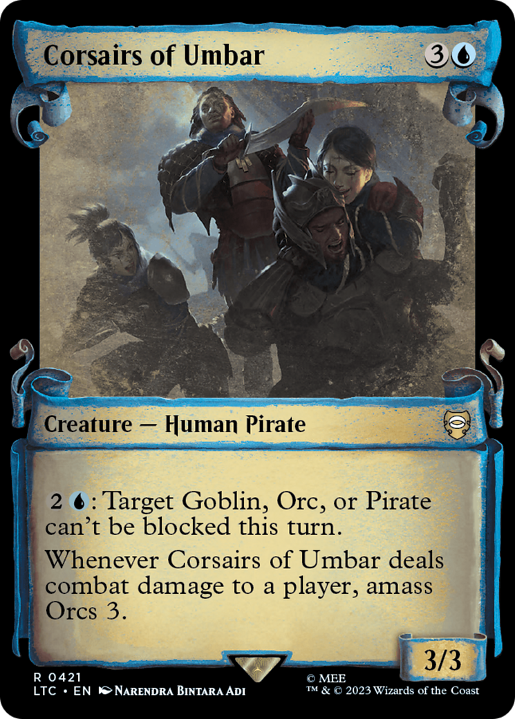 Corsairs of Umbar [The Lord of the Rings: Tales of Middle-Earth Commander Showcase Scrolls] - Magic: The Gathering - Card Brawlers | Quebec | Canada |