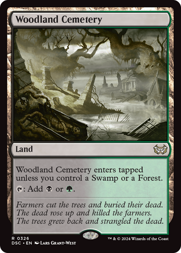 Woodland Cemetery [Duskmourn: House of Horror Commander] - Magic: The Gathering - Card Brawlers | Quebec | Canada |