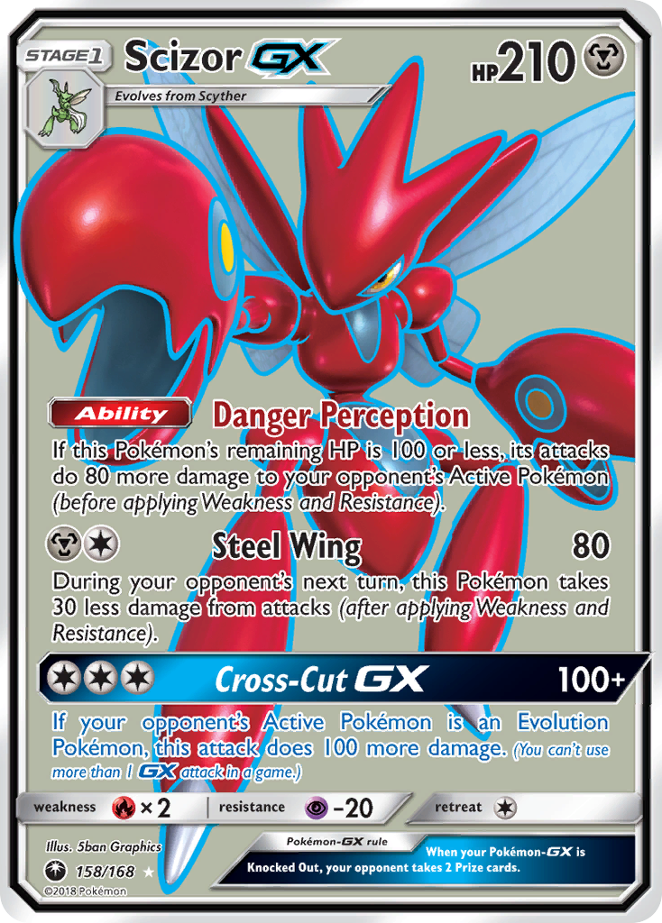 Scizor GX (158/168) [Sun & Moon: Celestial Storm] - Pokémon - Card Brawlers | Quebec | Canada |