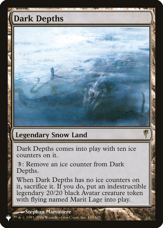 Dark Depths [The List] - Magic: The Gathering - Card Brawlers | Quebec | Canada |