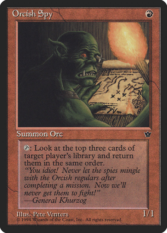 Orcish Spy (Pete Venters) [Fallen Empires] - Magic: The Gathering - Card Brawlers | Quebec | Canada |