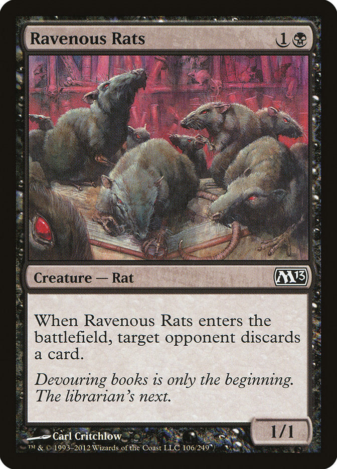 Ravenous Rats [Magic 2013] - Magic: The Gathering - Card Brawlers | Quebec | Canada |