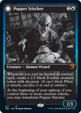 Poppet Stitcher // Poppet Factory [Innistrad: Double Feature] - Magic: The Gathering - Card Brawlers | Quebec | Canada |