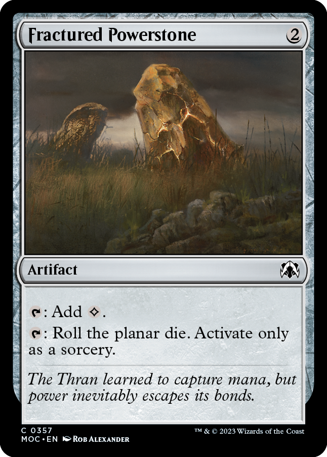 Fractured Powerstone [March of the Machine Commander] - Magic: The Gathering - Card Brawlers | Quebec | Canada |