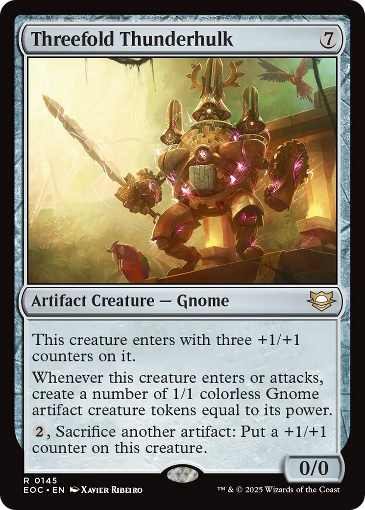 Threefold Thunderhulk [Edge of Eternities Commander] - Magic: The Gathering - Card Brawlers | Quebec | Canada |