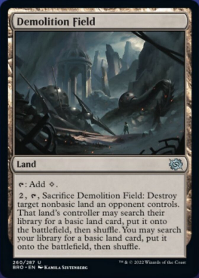 Demolition Field [The Brothers' War] - Magic: The Gathering - Card Brawlers | Quebec | Canada |