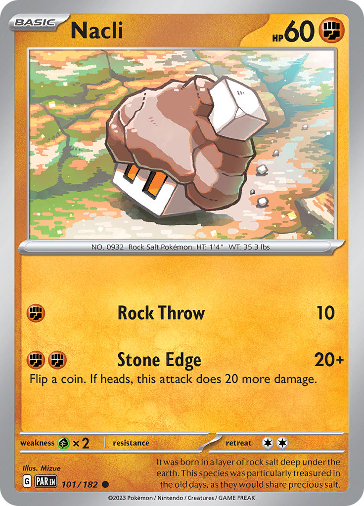 Nacli (101/182) [Scarlet & Violet: Paradox Rift] - Pokémon - Card Brawlers | Quebec | Canada |