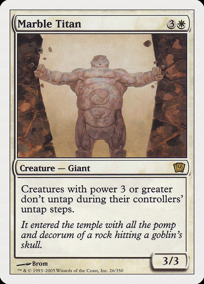 Marble Titan [Ninth Edition] - Magic: The Gathering - Card Brawlers | Quebec | Canada |