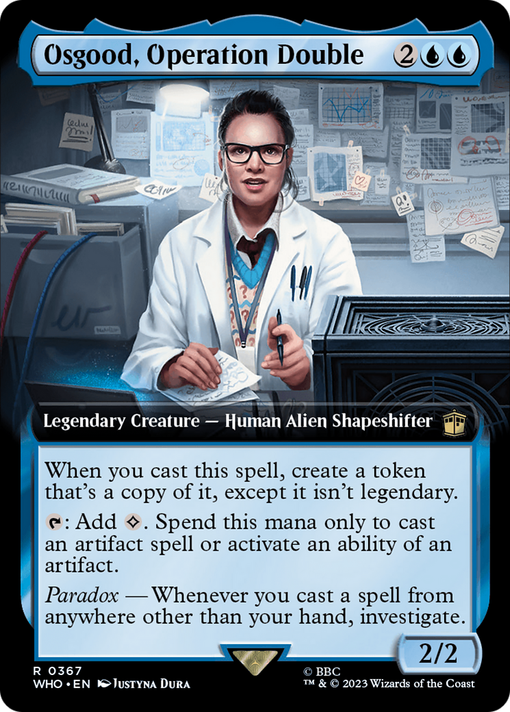 Osgood, Operation Double (Extended Art) [Doctor Who] - Magic: The Gathering - Card Brawlers | Quebec | Canada |