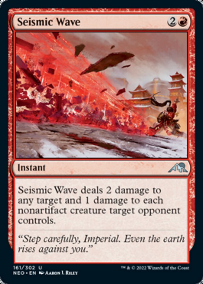 Seismic Wave [Kamigawa: Neon Dynasty] - Magic: The Gathering - Card Brawlers | Quebec | Canada |