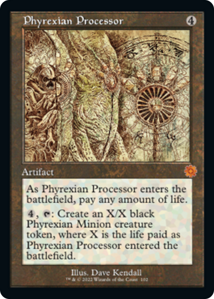 Phyrexian Processor (Retro Schematic) [The Brothers' War Retro Artifacts] - Magic: The Gathering - Card Brawlers | Quebec | Canada |