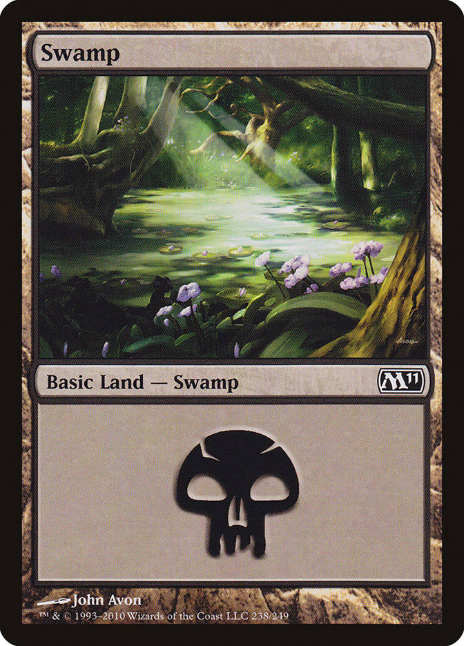 Swamp (238) [Magic 2011] - Magic: The Gathering - Card Brawlers | Quebec | Canada |