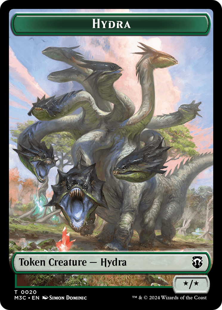 Hydra (Ripple Foil) // Boar Double-Sided Token [Modern Horizons 3 Commander Tokens] - Magic: The Gathering - Card Brawlers | Quebec | Canada |