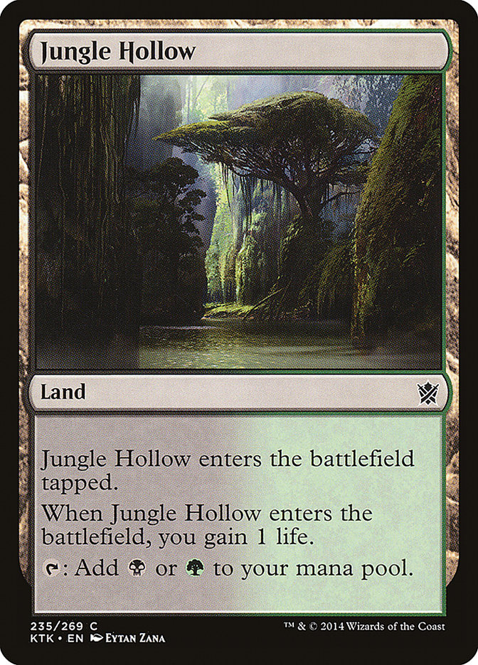 Jungle Hollow [Khans of Tarkir] - Magic: The Gathering - Card Brawlers | Quebec | Canada |
