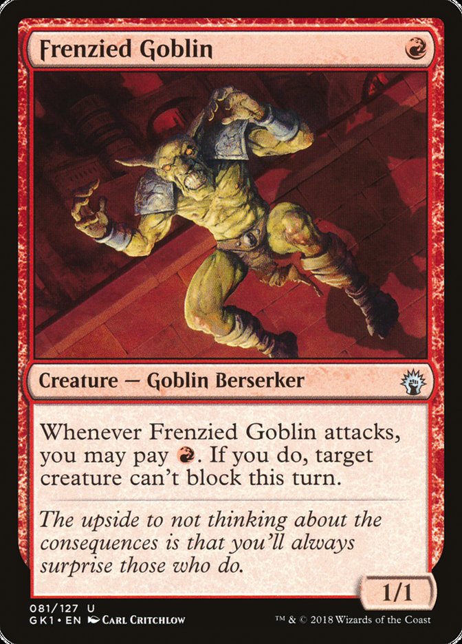 Frenzied Goblin [Guilds of Ravnica Guild Kit] - Magic: The Gathering - Card Brawlers | Quebec | Canada |