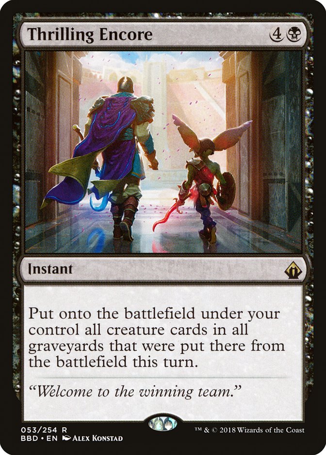 Thrilling Encore [Battlebond] - Magic: The Gathering - Card Brawlers | Quebec | Canada |