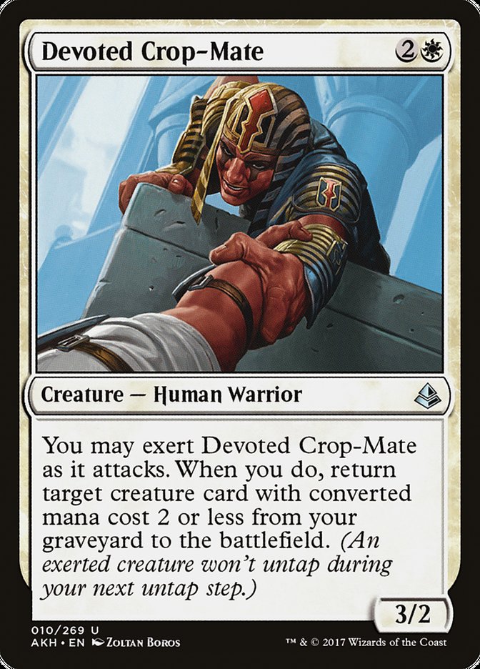 Devoted Crop-Mate [Amonkhet] - Magic: The Gathering - Card Brawlers | Quebec | Canada |