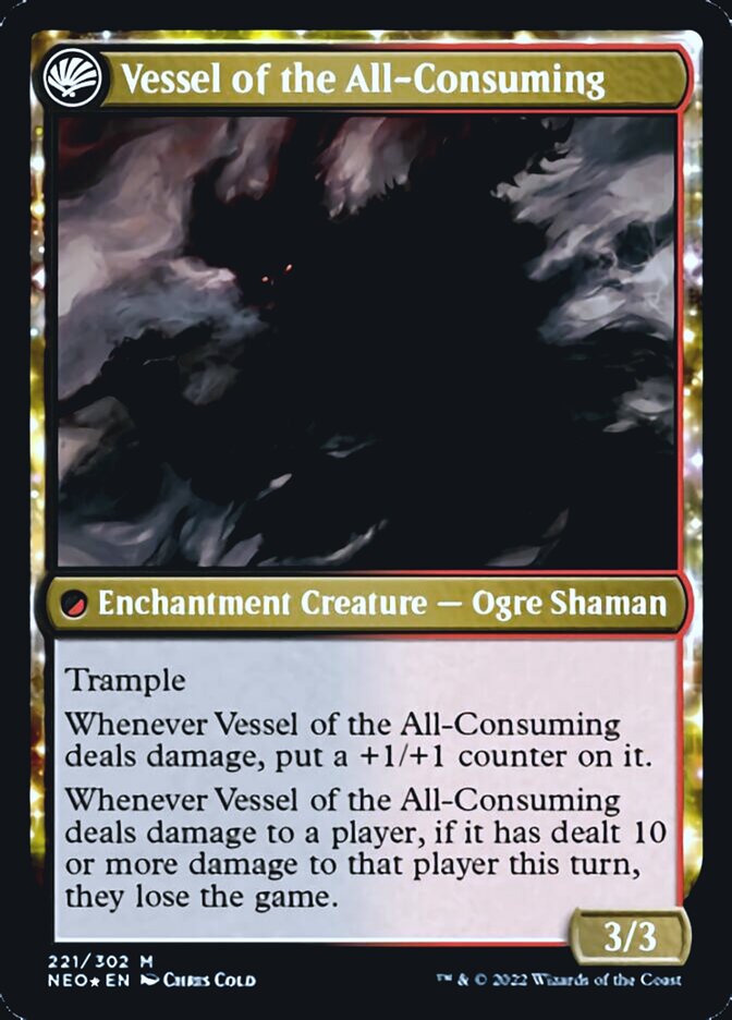 Hidetsugu Consumes All // Vessel of the All-Consuming [Kamigawa: Neon Dynasty Prerelease Promos] - Magic: The Gathering - Card Brawlers | Quebec | Canada |