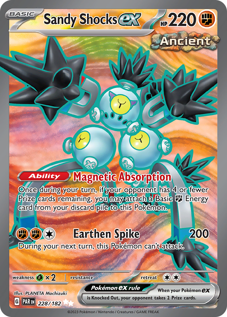 Sandy Shocks ex (228/182) [Scarlet & Violet: Paradox Rift] - Pokémon - Card Brawlers | Quebec | Canada |