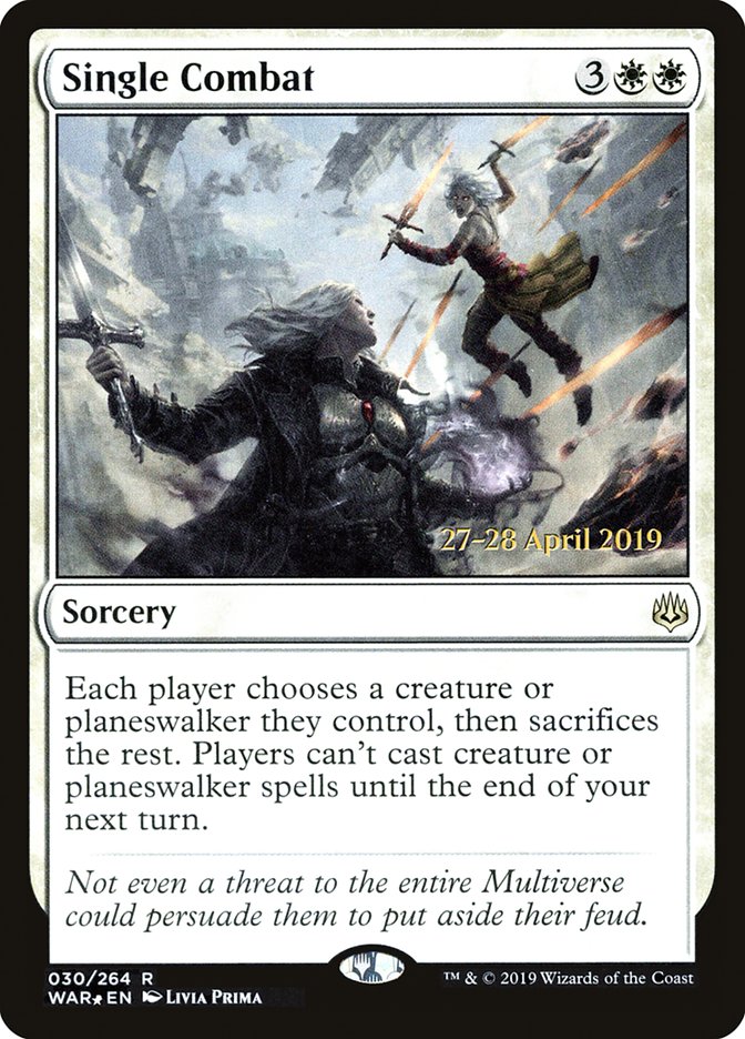 Single Combat [War of the Spark Prerelease Promos] - Magic: The Gathering - Card Brawlers | Quebec | Canada |