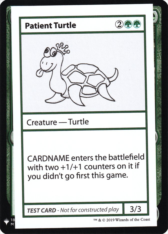 Patient Turtle [Mystery Booster Playtest Cards] - Magic: The Gathering - Card Brawlers | Quebec | Canada |
