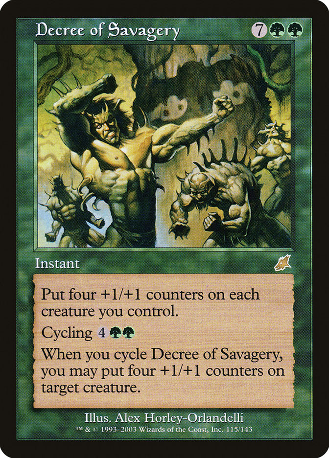 Decree of Savagery [Scourge] - Magic: The Gathering - Card Brawlers | Quebec | Canada |
