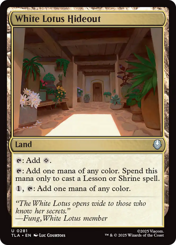 White Lotus Hideout [Avatar: The Last Airbender] - Magic: The Gathering - Card Brawlers | Quebec | Canada |