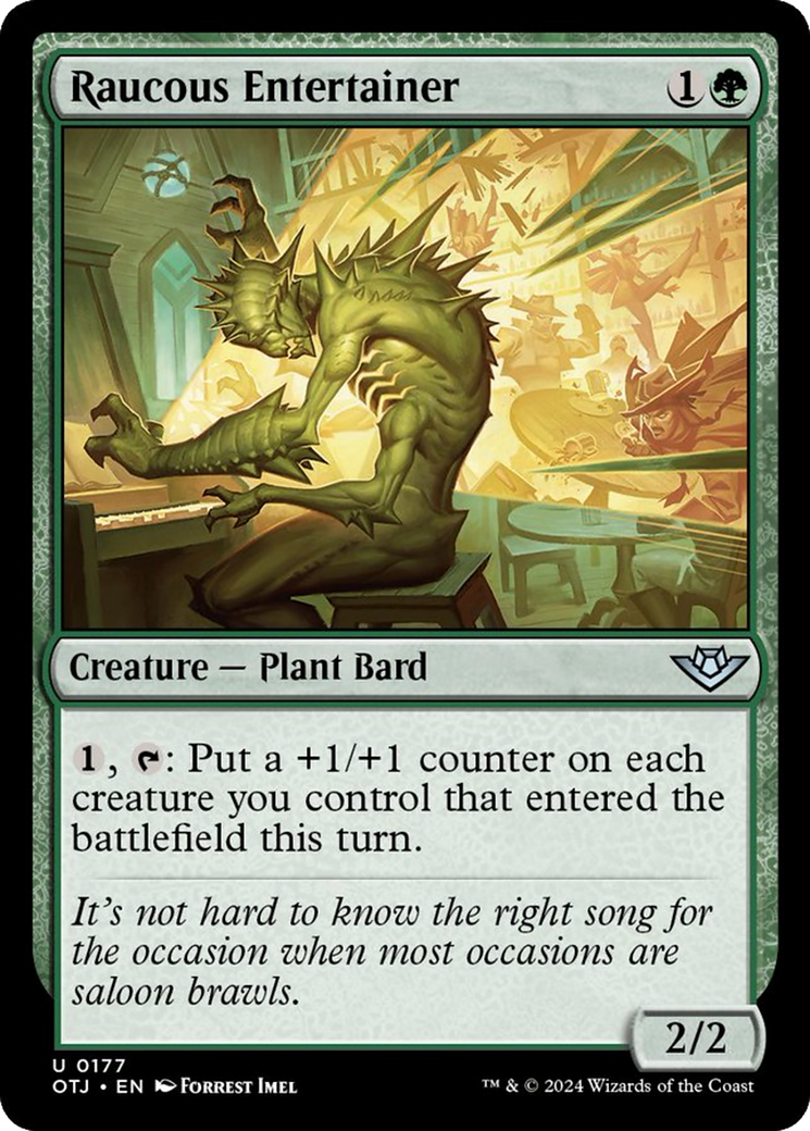 Raucous Entertainer [Outlaws of Thunder Junction] - Magic: The Gathering - Card Brawlers | Quebec | Canada |