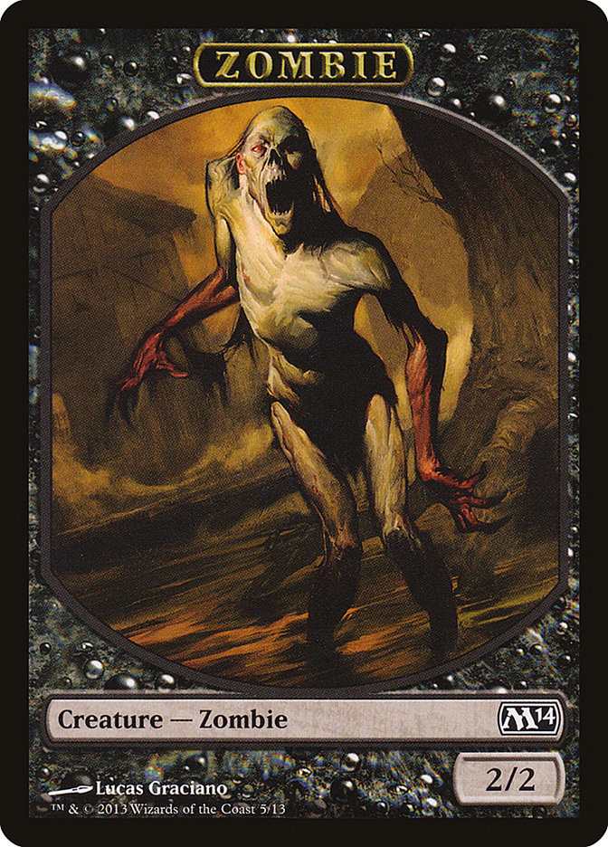 Zombie Token [Magic 2014 Tokens] - Magic: The Gathering - Card Brawlers | Quebec | Canada |