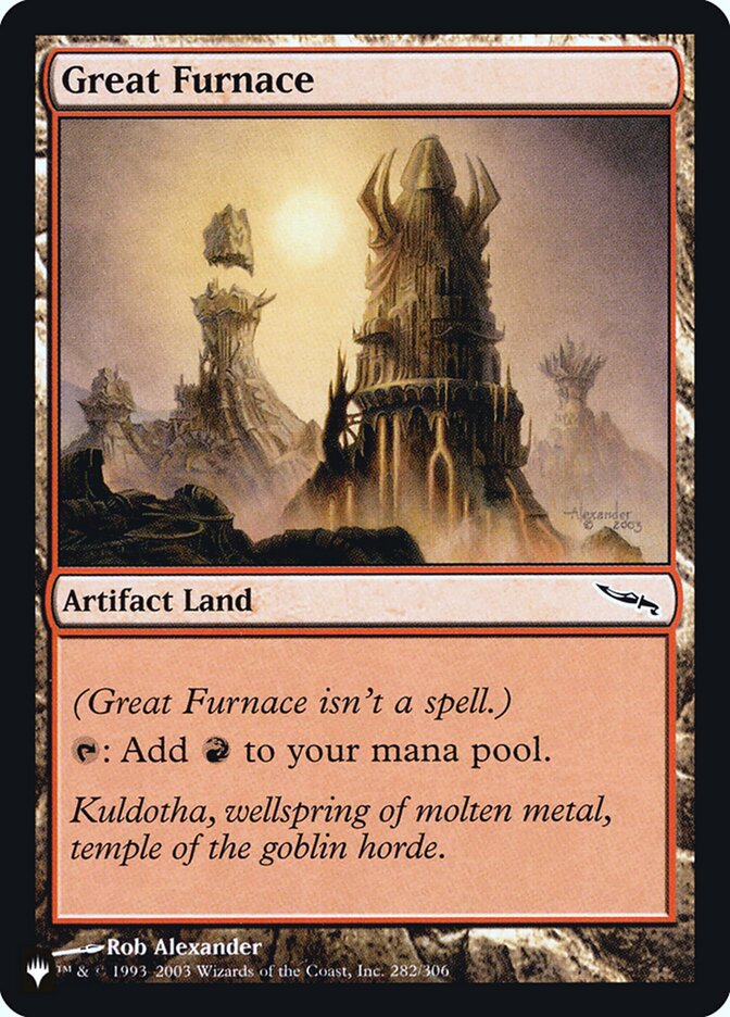 Great Furnace [Secret Lair: Heads I Win, Tails You Lose] - Magic: The Gathering - Card Brawlers | Quebec | Canada |