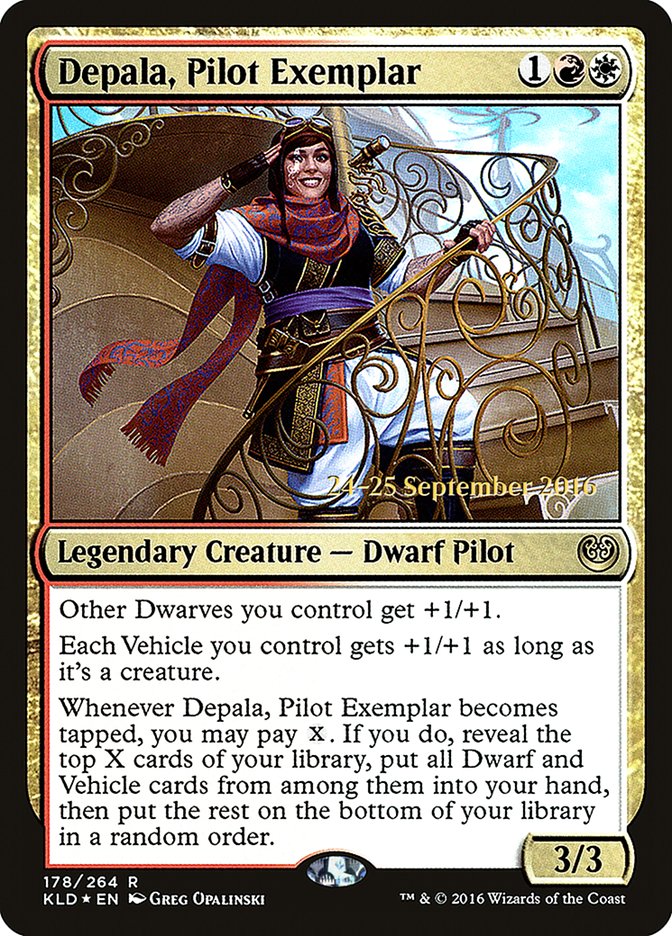 Depala, Pilot Exemplar [Kaladesh Prerelease Promos] - Magic: The Gathering - Card Brawlers | Quebec | Canada |