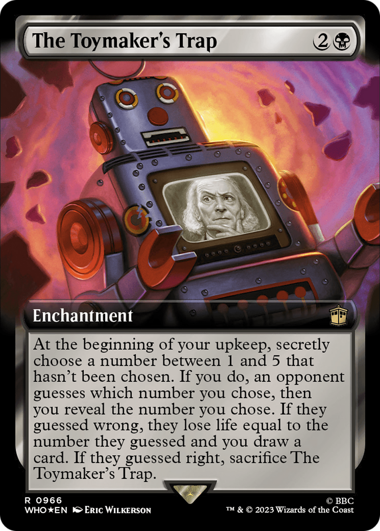 The Toymaker's Trap (Extended Art) (Surge Foil) [Doctor Who] - Magic: The Gathering - Card Brawlers | Quebec | Canada |