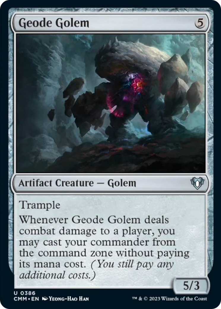 Geode Golem [Commander Masters] - Magic: The Gathering - Card Brawlers | Quebec | Canada |