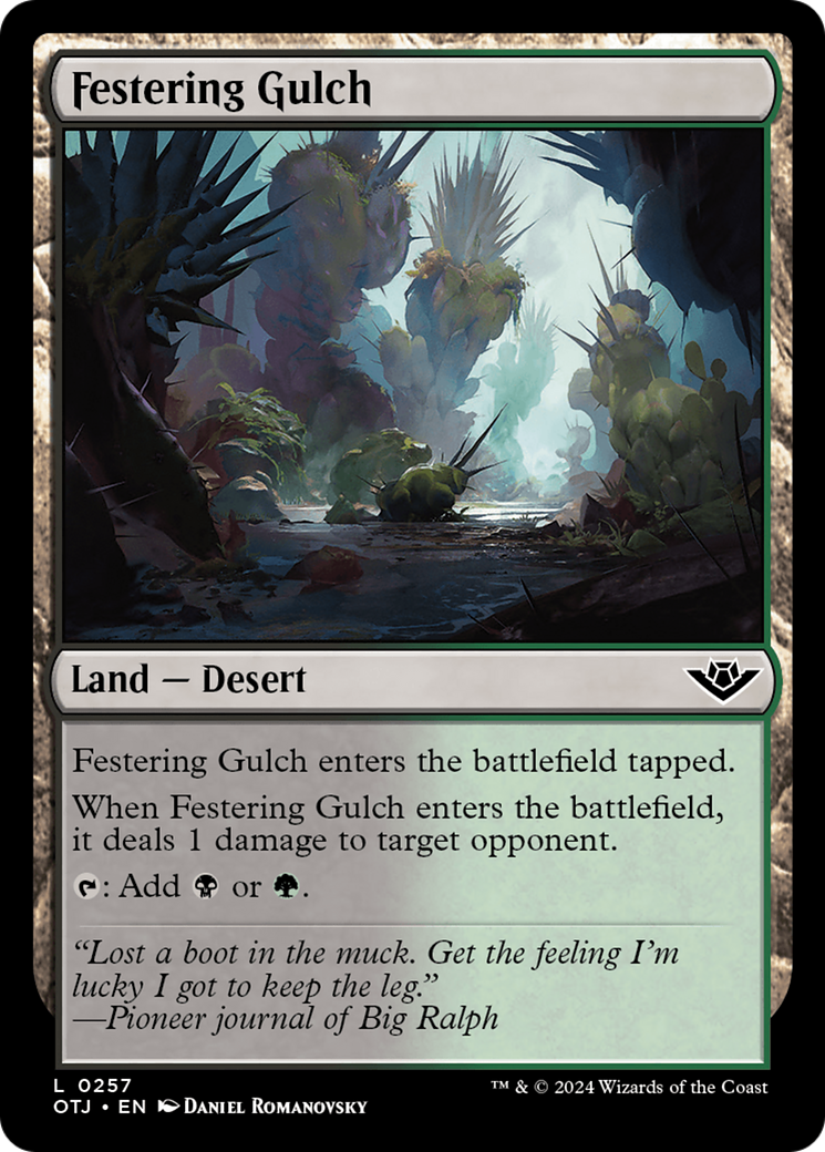 Festering Gulch [Outlaws of Thunder Junction] - Magic: The Gathering - Card Brawlers | Quebec | Canada |
