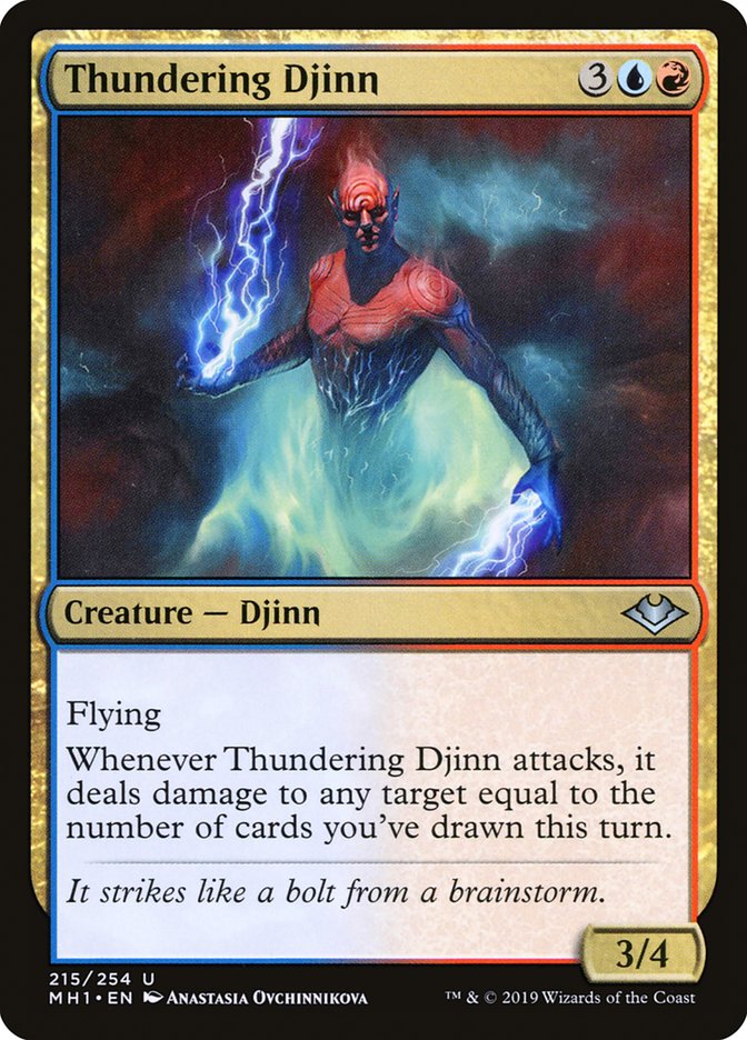 Thundering Djinn [Modern Horizons] - Magic: The Gathering - Card Brawlers | Quebec | Canada |