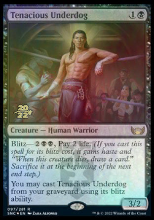 Tenacious Underdog [Streets of New Capenna Prerelease Promos] - Magic: The Gathering - Card Brawlers | Quebec | Canada |