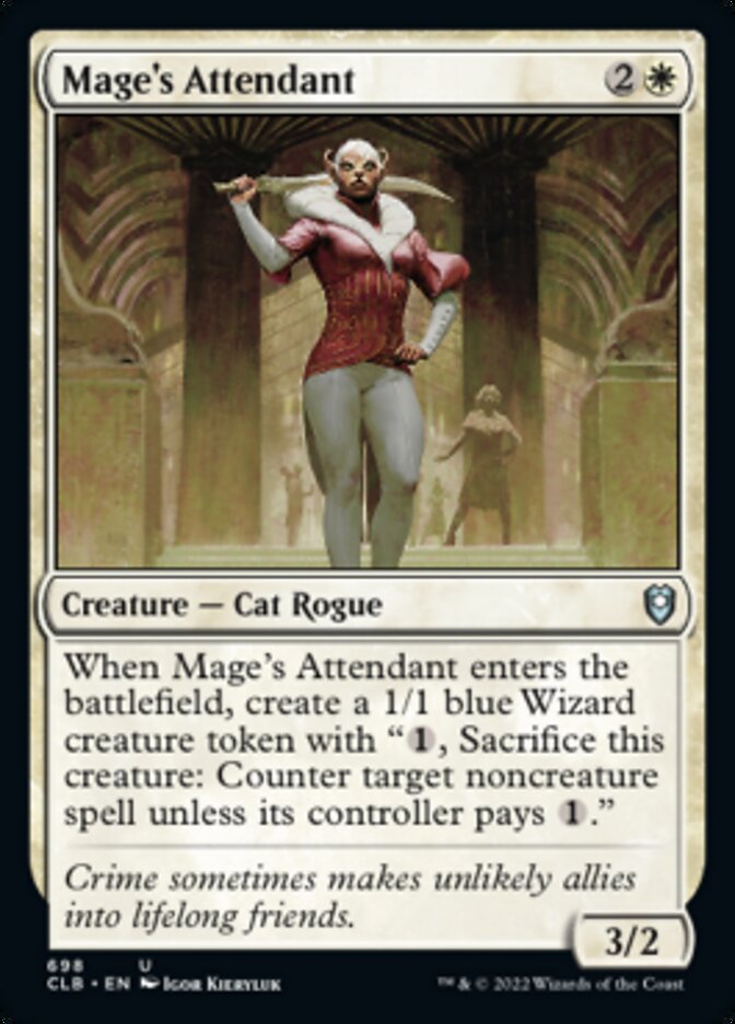 Mage's Attendant [Commander Legends: Battle for Baldur's Gate] - Magic: The Gathering - Card Brawlers | Quebec | Canada |