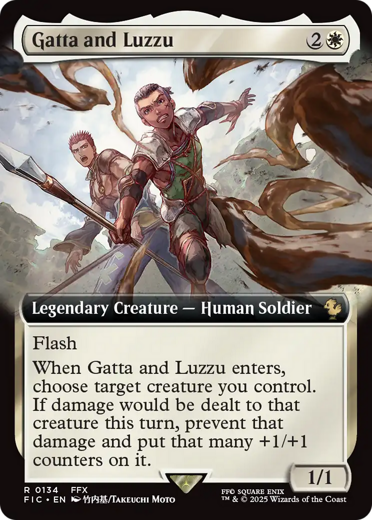 Gatta and Luzzu (Extended Art) [FINAL FANTASY Commander] - Magic: The Gathering - Card Brawlers | Quebec | Canada |