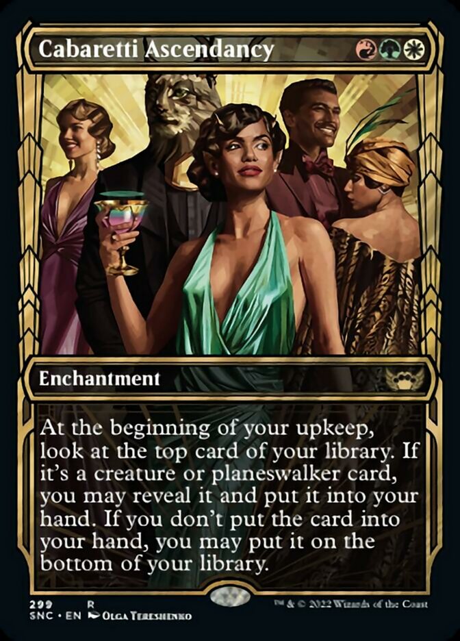 Cabaretti Ascendancy (Showcase Golden Age) [Streets of New Capenna] - Magic: The Gathering - Card Brawlers | Quebec | Canada |