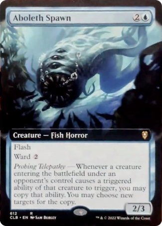 Aboleth Spawn (Extended Art) [Commander Legends: Battle for Baldur's Gate] - Magic: The Gathering - Card Brawlers | Quebec | Canada |
