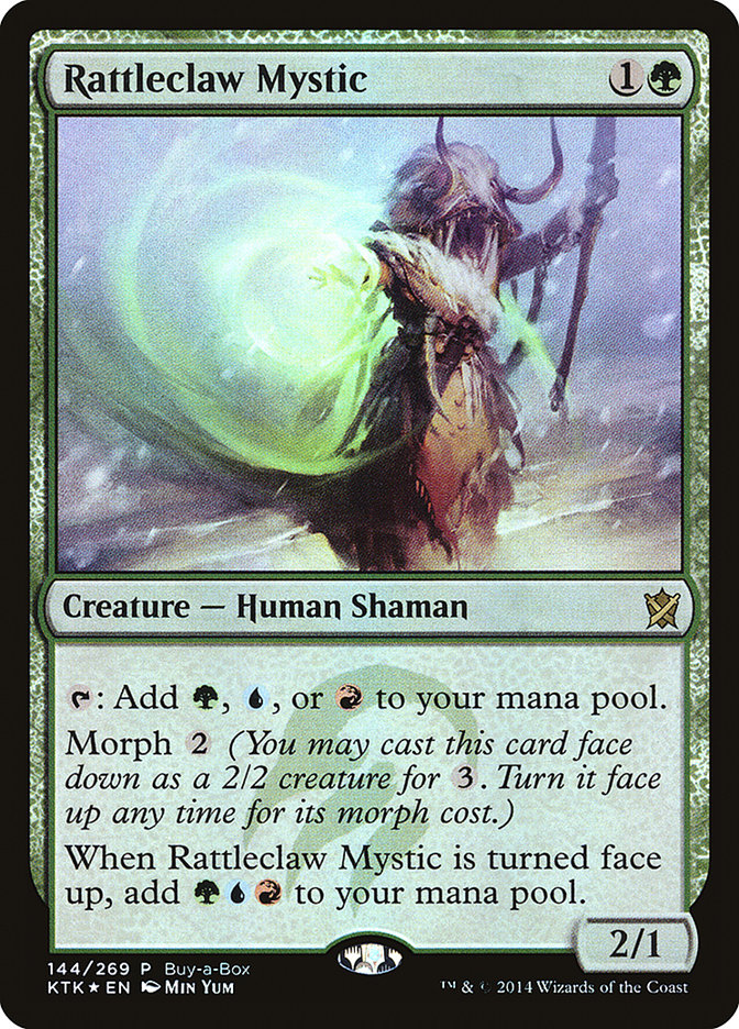 Rattleclaw Mystic (Buy-A-Box) [Khans of Tarkir Promos] - Magic: The Gathering - Card Brawlers | Quebec | Canada |