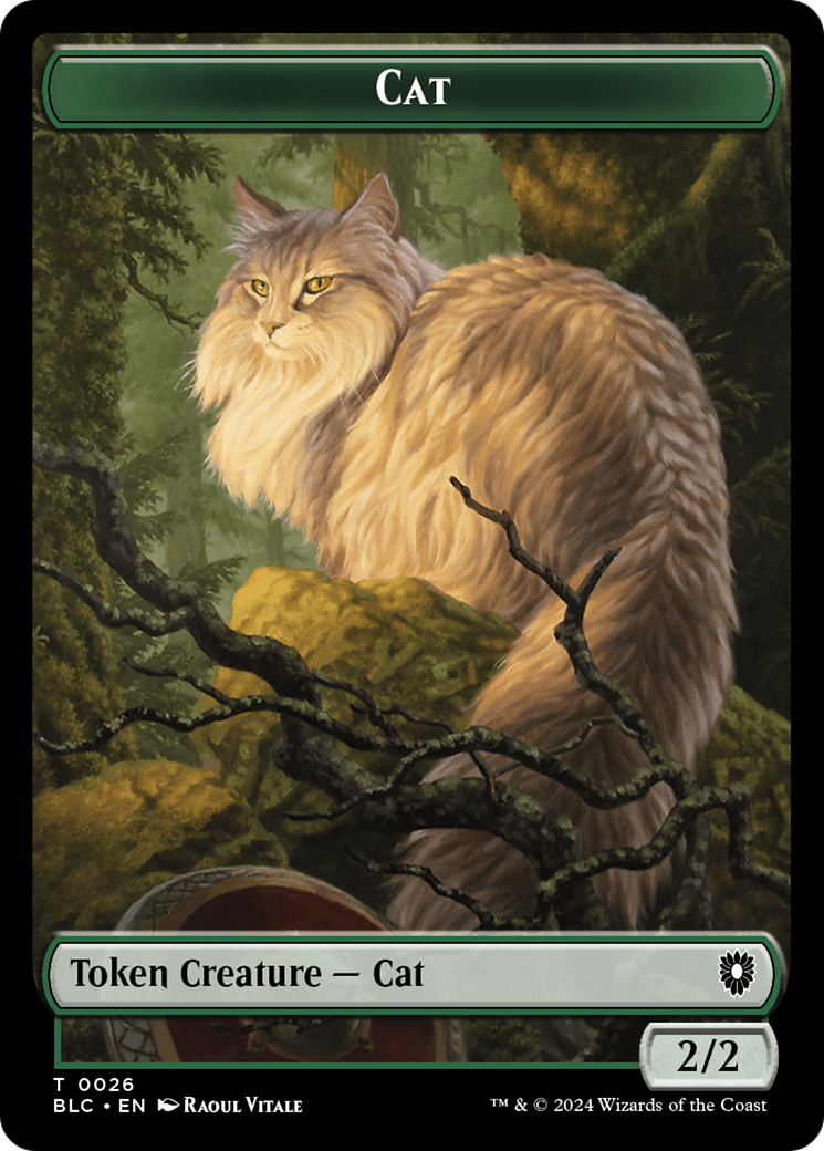 Elemental // Cat Double-Sided Token [Bloomburrow Commander Tokens] - Magic: The Gathering - Card Brawlers | Quebec | Canada |