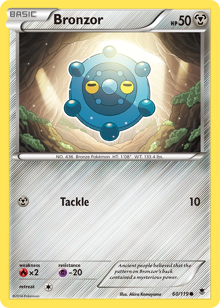Bronzor (60/119) [XY: Phantom Forces] - Pokémon - Card Brawlers | Quebec | Canada |
