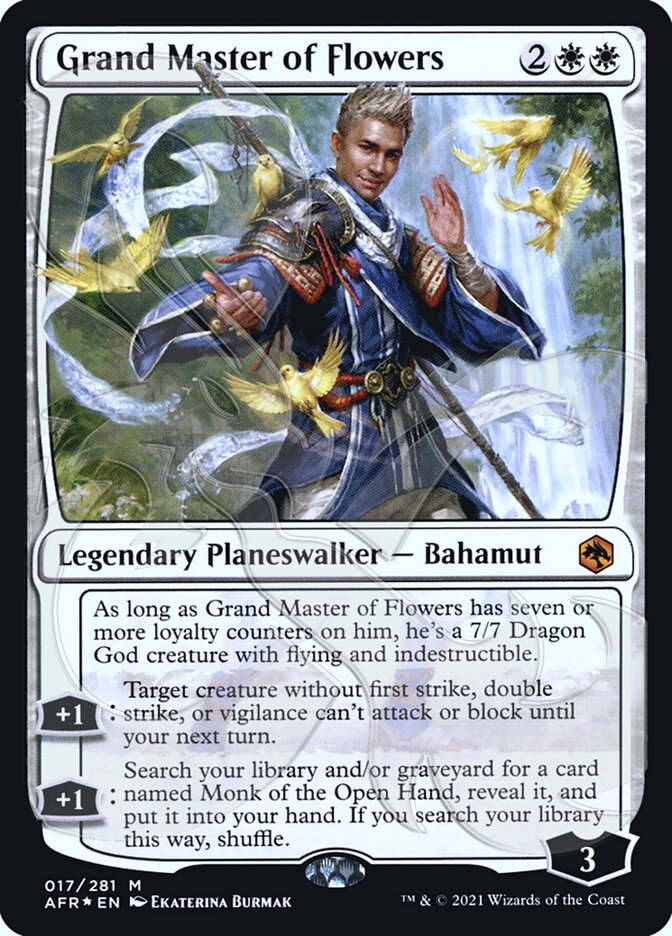 Grand Master of Flowers (Ampersand Promo) [Dungeons & Dragons: Adventures in the Forgotten Realms Promos] - Magic: The Gathering - Card Brawlers | Quebec | Canada |