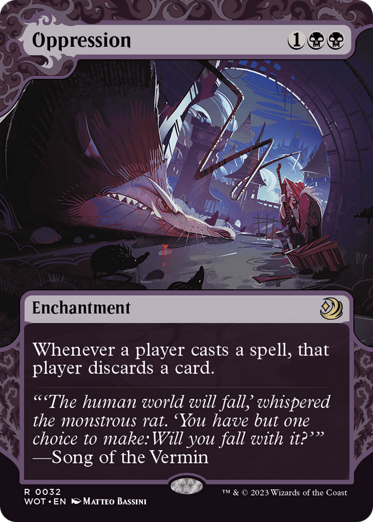 Oppression [Wilds of Eldraine: Enchanting Tales] - Magic: The Gathering - Card Brawlers | Quebec | Canada |