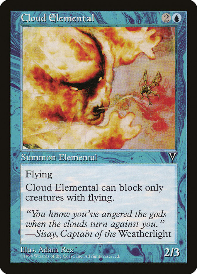 Cloud Elemental [Visions] - Magic: The Gathering - Card Brawlers | Quebec | Canada |