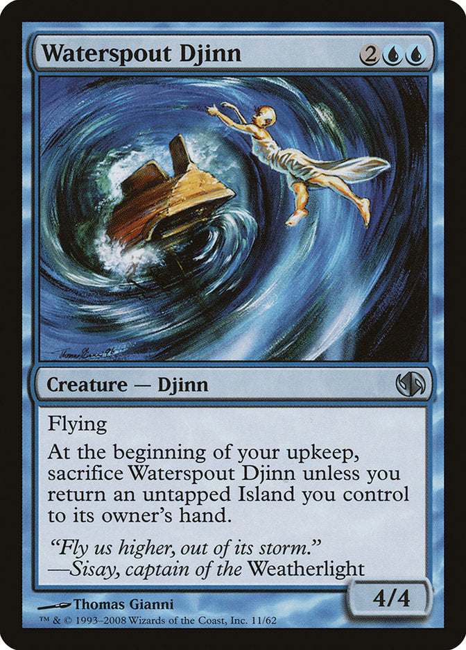 Waterspout Djinn [Duel Decks: Jace vs. Chandra] - Magic: The Gathering - Card Brawlers | Quebec | Canada |