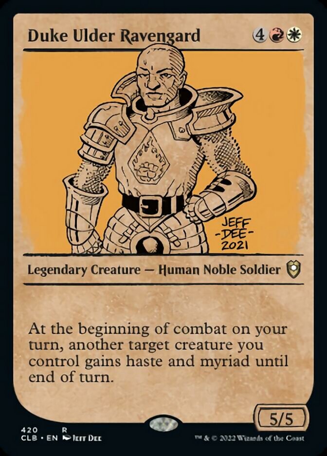 Duke Ulder Ravengard (Showcase) [Commander Legends: Battle for Baldur's Gate] - Magic: The Gathering - Card Brawlers | Quebec | Canada |