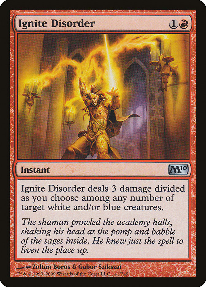 Ignite Disorder [Magic 2010] - Magic: The Gathering - Card Brawlers | Quebec | Canada |